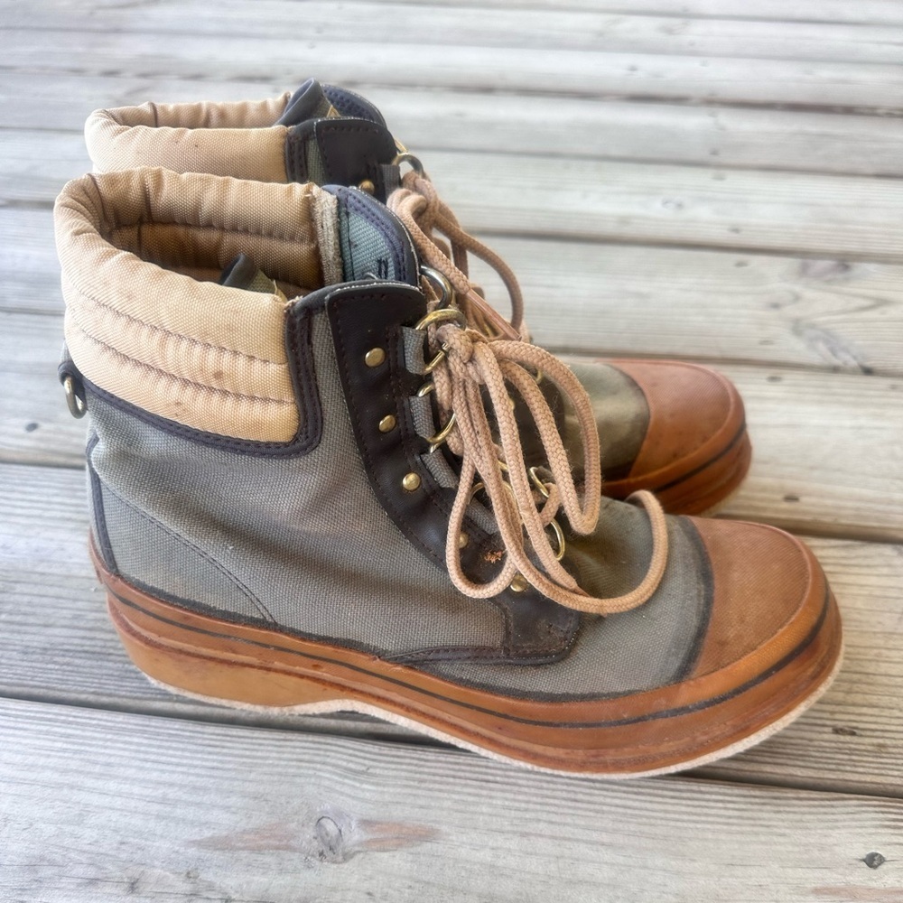 Hodgman Lakestream Wading Tyler Durdin Two-Tone Lace-Up Boots